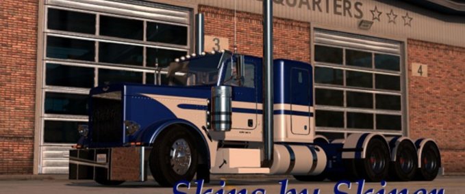 Trucks Peterbilt 389 Equipment Express Custom Metallic Skin American Truck Simulator mod
