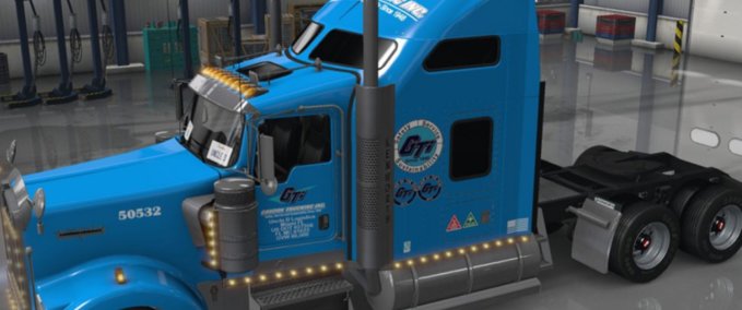 Trucks Uncle D Logistics - Gordon Trucking Kenworth W900 American Truck Simulator mod