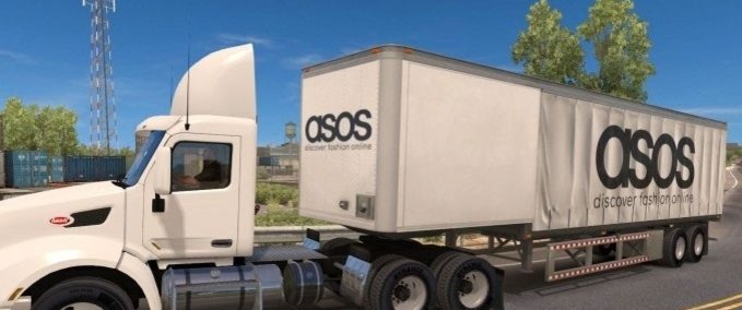 Trailer Asos Curtain Trailer American Truck Simulator mod