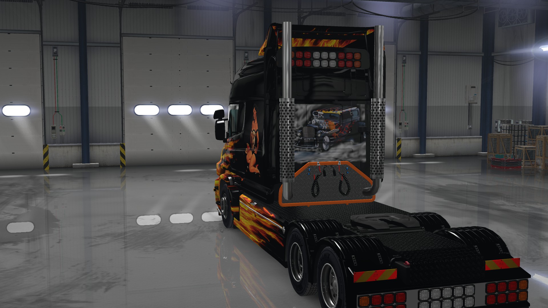 Hot Ride skin for the RJL Scania Longline T - Thumbnail 1