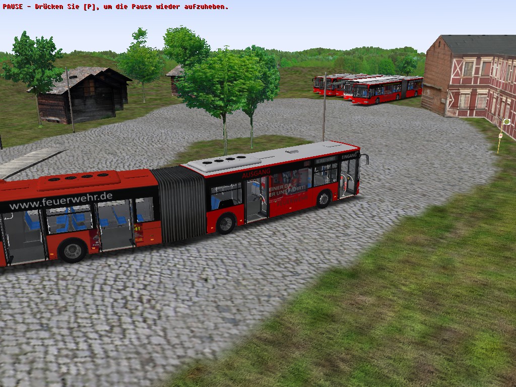 Firemen repaint Citaro 0530 L 0530 Solo - Thumbnail 1