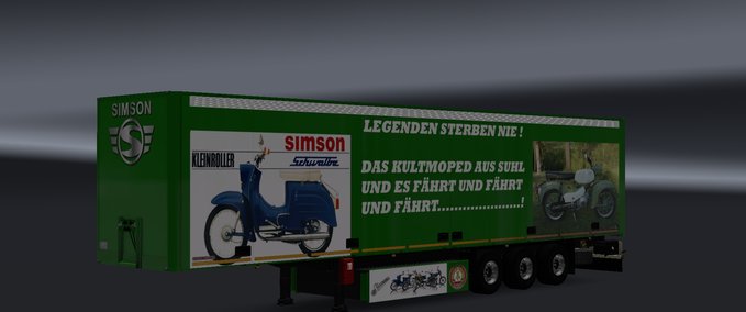Standalone-Trailer Simson Trailer Eurotruck Simulator mod