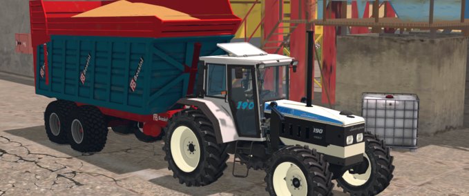 Auflieger Bossini 2 Achsen Landwirtschafts Simulator mod