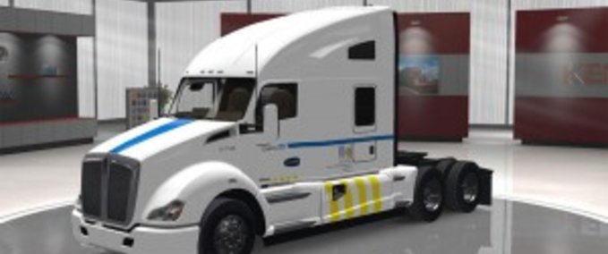 Trucks Transport Québec Skin for Kenworth T680 American Truck Simulator mod