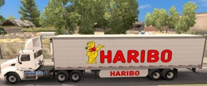 Trailer Haribo Reefer Trailer American Truck Simulator mod