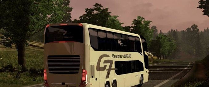 Scania Bus Marcopolo G7 Doppeldecker  Eurotruck Simulator mod