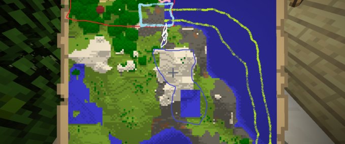 Maps wildisland Minecraft mod