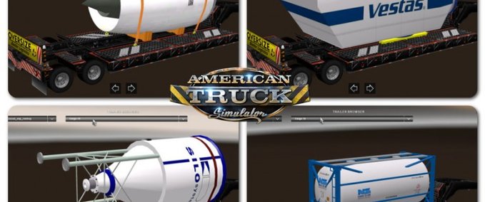 Trailer Overweight Trailers American Truck Simulator mod
