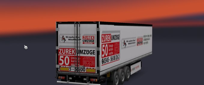 Skins Spedition Zurek Trailer Eurotruck Simulator mod