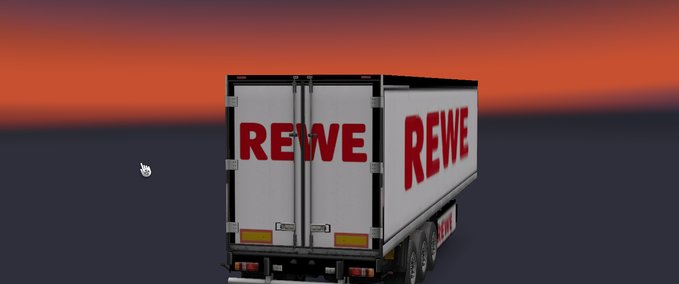 Skins Rewe Trailer Eurotruck Simulator mod