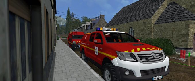 Feuerwehr VLHR toyota hilux Landwirtschafts Simulator mod