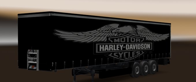 Standalone-Trailer Harley Davidson Trailer Eurotruck Simulator mod