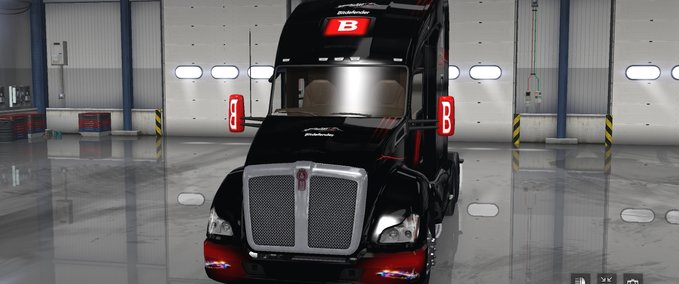 Trucks Bitdefender Haut für Kenworth T680 American Truck Simulator mod