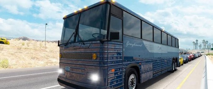 Trucks Greyhound Bus American Truck Simulator mod
