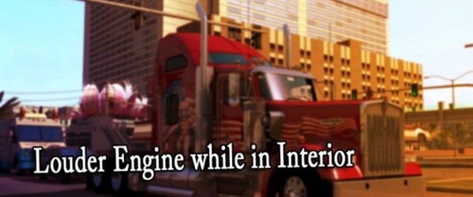 Mods Engine in Interior Sounds Louder American Truck Simulator mod