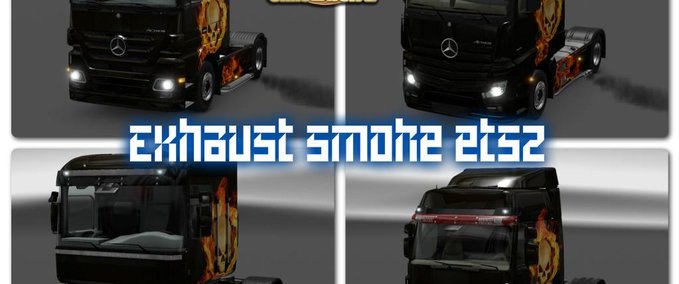 AI Exhaust Smoke  Eurotruck Simulator mod