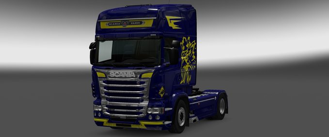 Skins Blue and Yellow Grifin  Eurotruck Simulator mod