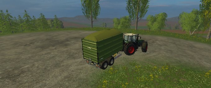Tandem Fliegl TDK160 Doppel Landwirtschafts Simulator mod