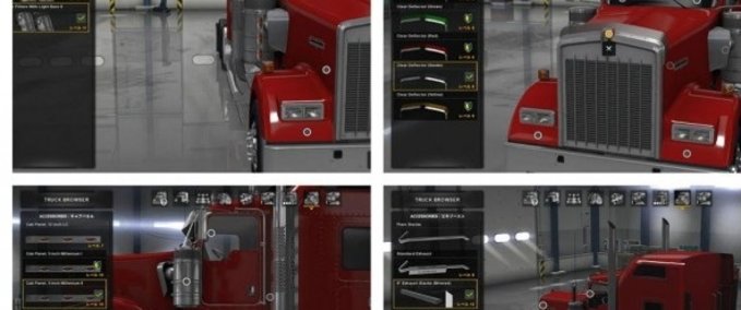 Anbauteile Kenworth W900 Accessories Pack American Truck Simulator mod