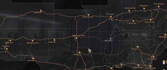 Maps Coast to Coast Fix Pack For v1.6 American Truck Simulator mod