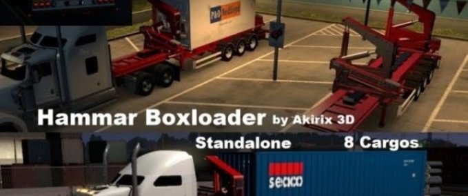 Trailer Hammar Boxloader American Truck Simulator mod