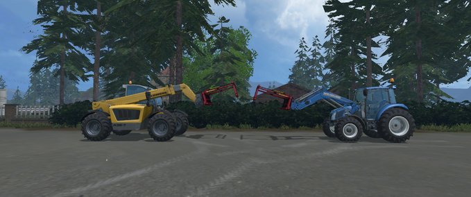 front loader Quader Ballenzange Farming Simulator mod