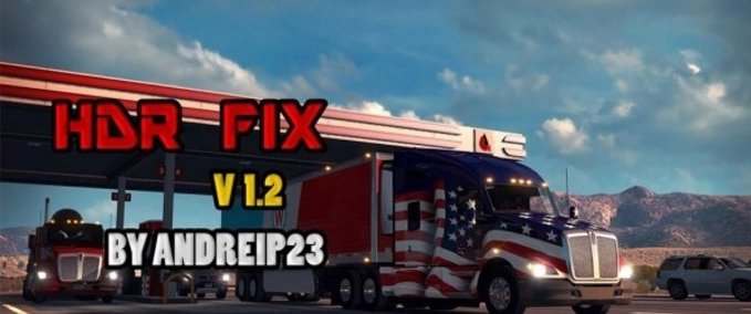 Mods HDR Fix Mod American Truck Simulator mod