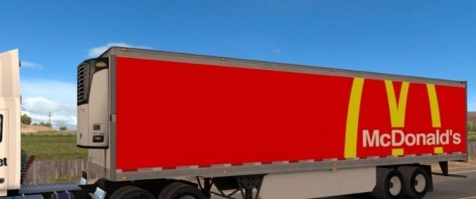 Trailer McDonald’s Reefer Trailer American Truck Simulator mod