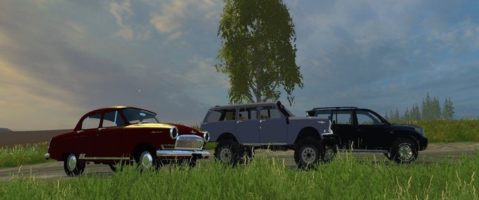 PKWs Three cars Landwirtschafts Simulator mod