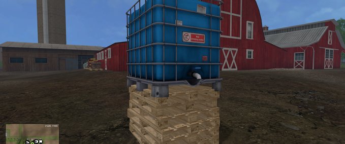 Platzierbare Objekte IBC tank with water trigger Landwirtschafts Simulator mod