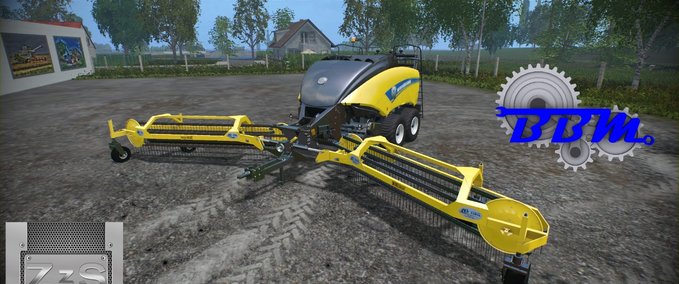 Pressen NH BB1290 und Nadal R90 Landwirtschafts Simulator mod