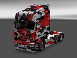 Red Camouflage Skin for RJL SCANIA R (Multi) Mod Thumbnail