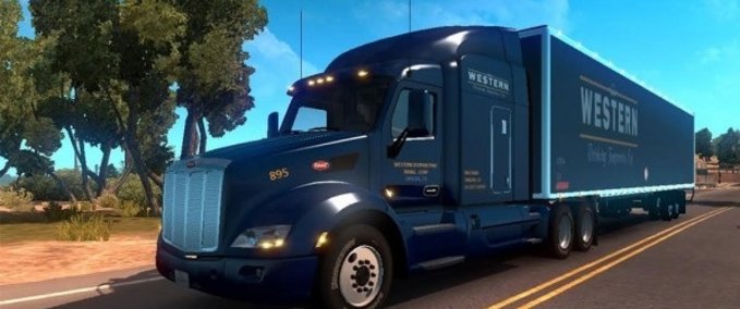 Mods DC-Western P579 + Trailer Skin Pack for ATS American Truck Simulator mod
