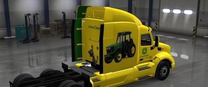 Trucks John Deere Peterbilt 579 American Truck Simulator mod