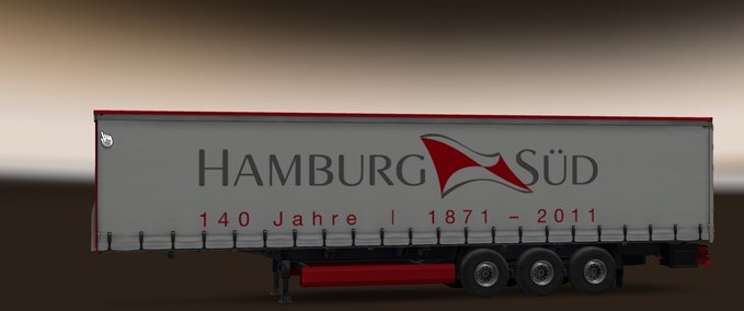 Trailer Hamburg Süd Trailer Profil_Liner Eurotruck Simulator mod