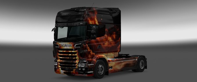 Skins Scania R Topline extended  Eurotruck Simulator mod