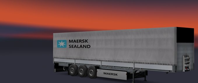 Standalone-Trailer MAERSK SEALAND Trailer Eurotruck Simulator mod