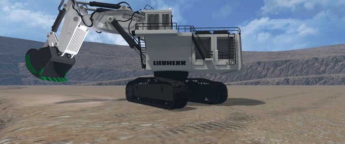 Bagger & Radlader LIEBHERR R9800 Landwirtschafts Simulator mod