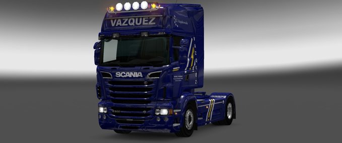 Skins Scania R Vazquez Transporte    Eurotruck Simulator mod