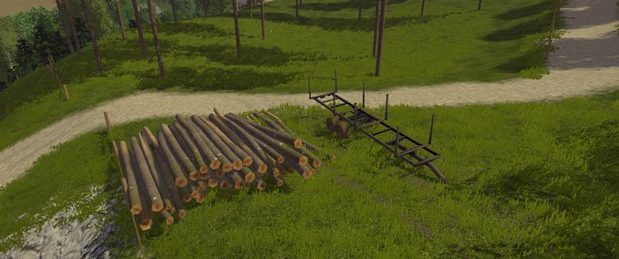 Log Trailer mit Autoload Mod Image