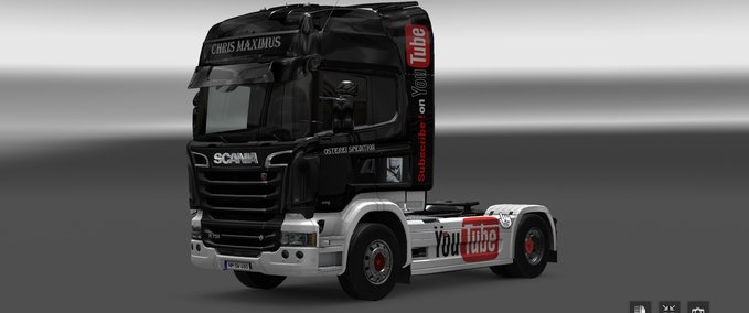 Skins CHRIS MAXIMUS Scania Streamline Skin Eurotruck Simulator mod