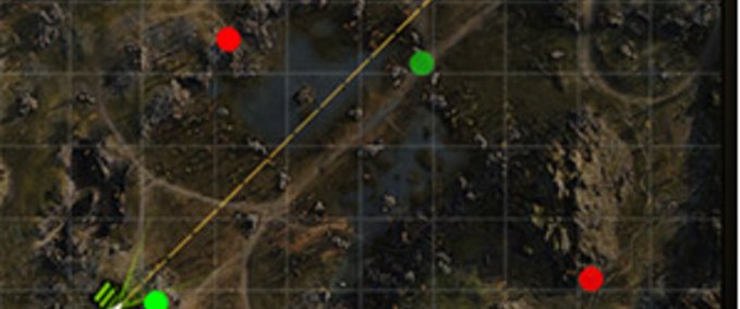 Minimap Minimap Anzeige von guten/schlechten Positionen World Of Tanks mod