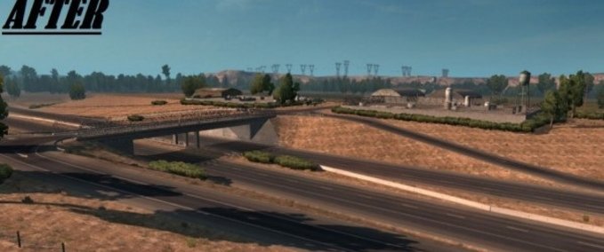 Mods I-Fix 5 Sacramento v 1.1b – Intersection Fix for I-5 American Truck Simulator mod
