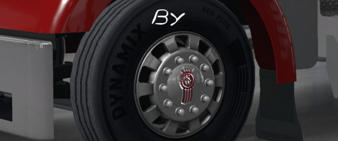 Anbauteile Branded Front Hub Covers American Truck Simulator mod
