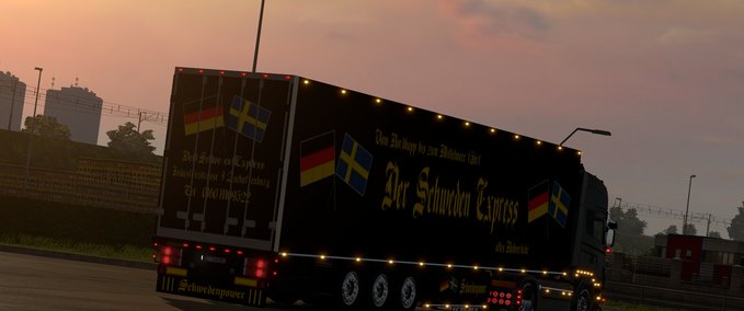 Standalone-Trailer  Der Schweden Express Trailer Eurotruck Simulator mod