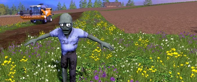 Platzierbare Objekte Scarecrow Zombie Landwirtschafts Simulator mod