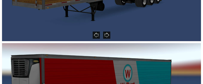 Trailer Reefer 3 Achsen Standalone American Truck Simulator mod