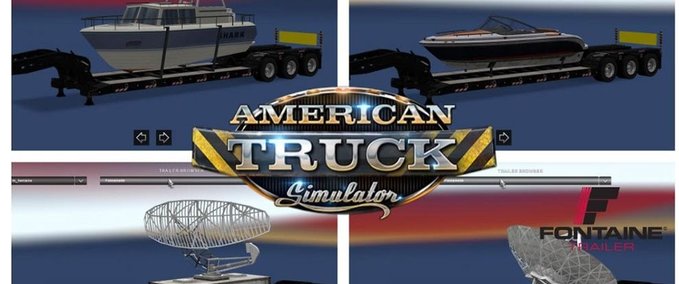 Trailer Fontaine pack American Truck Simulator mod