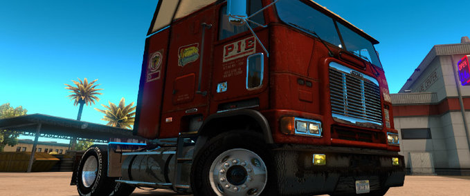 Trucks  Pacific Inter Express für Freightliner FLB + American Truck Simulator mod