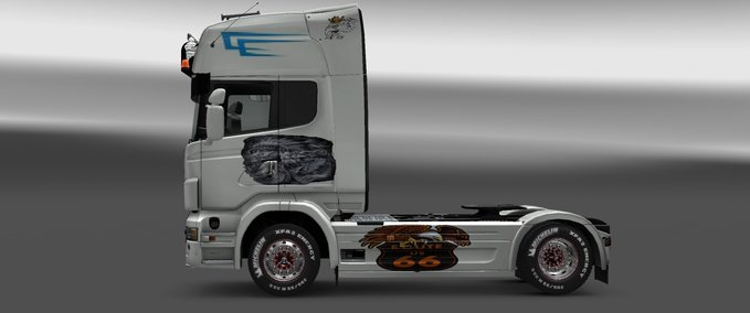 Scania Indianerhaeuptling-mit-Woelfe Eurotruck Simulator mod